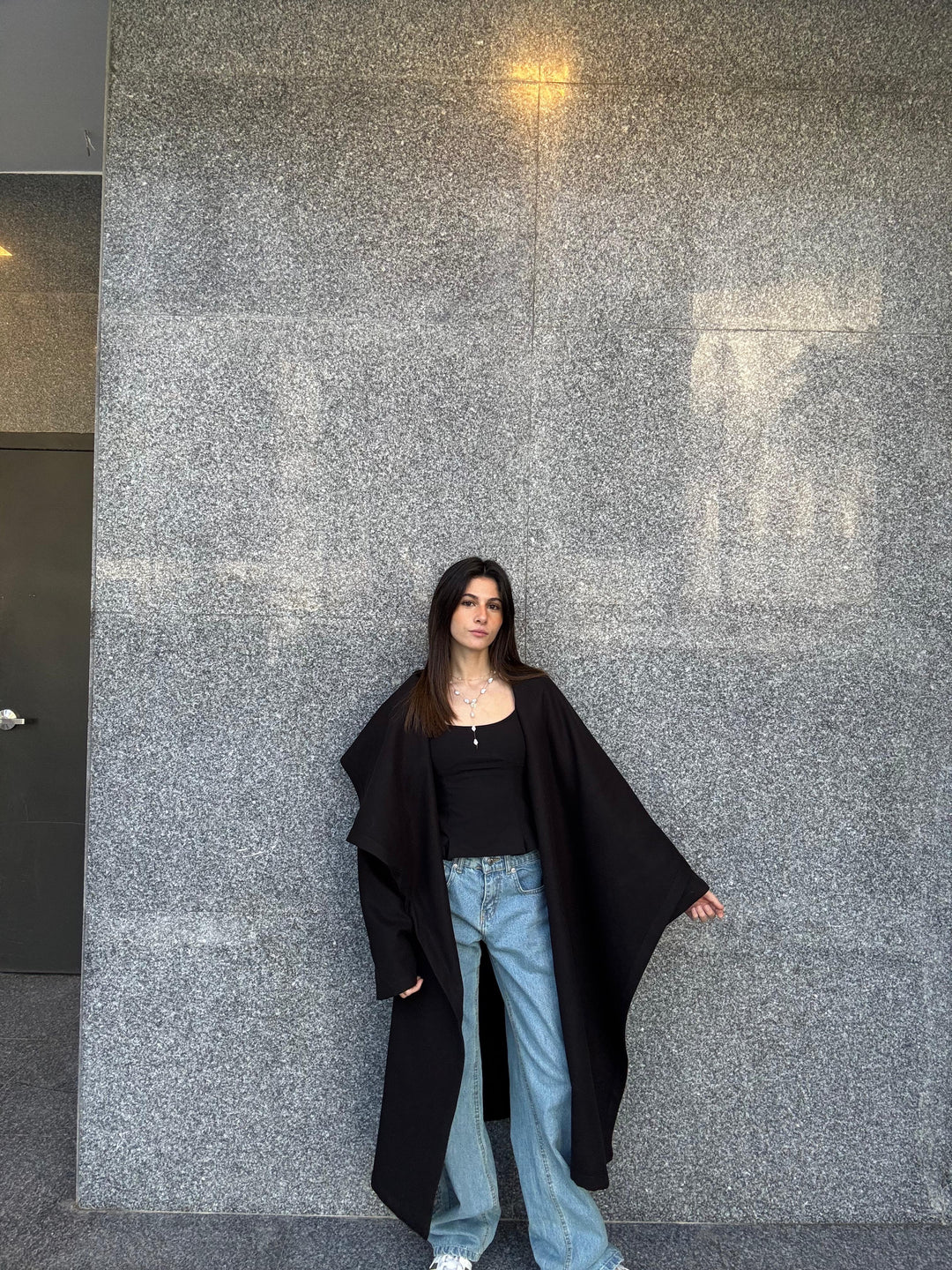 Wool High-Low Kimono - Notch