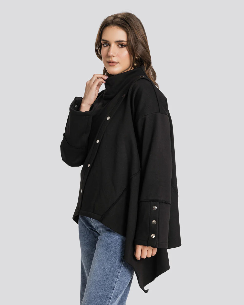 Asymmetric Edit Sweatshirt - Sara salama