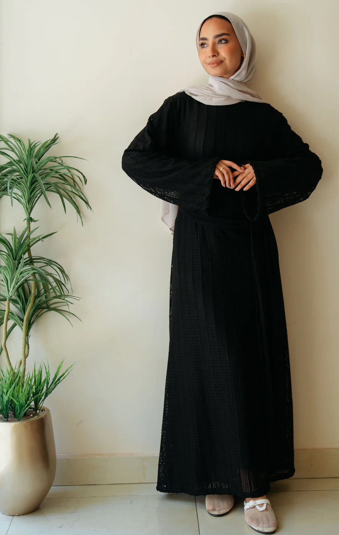 Net Look Dress - Jamila