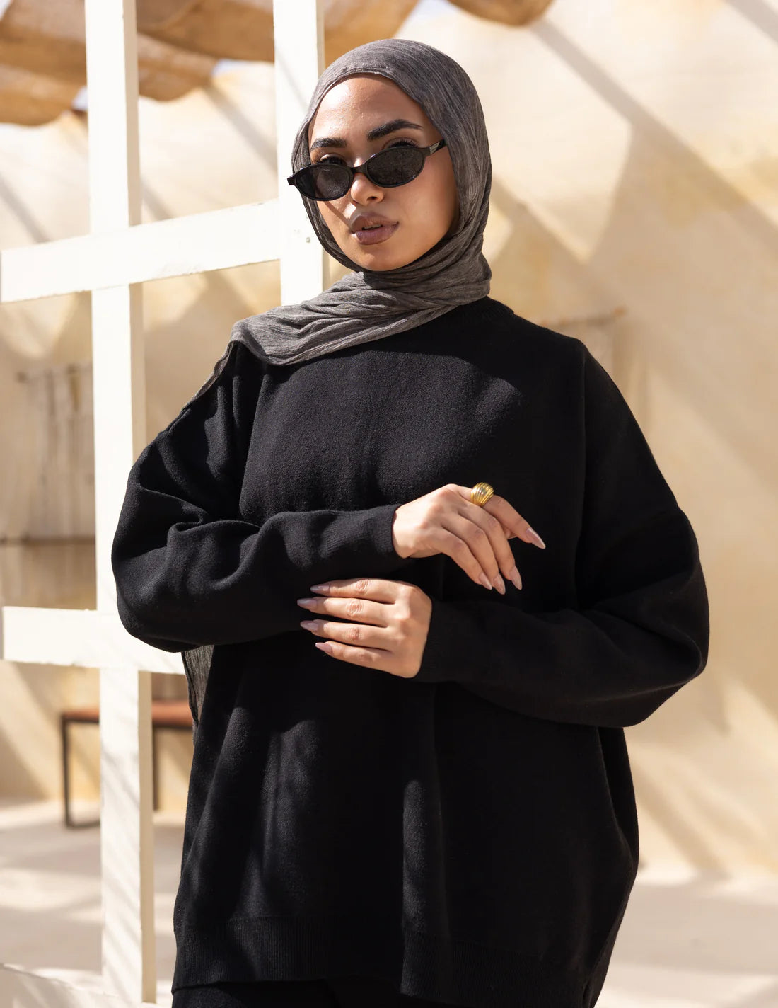 Basic knitted set - Khadija hijab