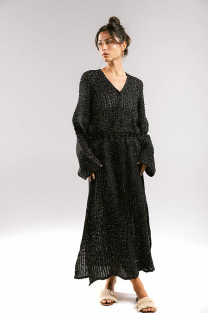 Sunbeam Crochet Coverup Dress - Amalia