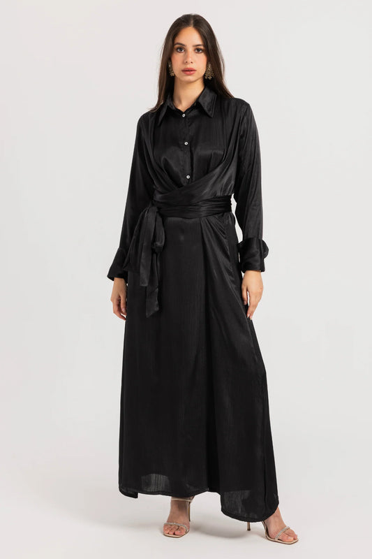 Aaliyah Silk Dress - Honna