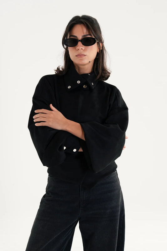 Suede Corsette Jacket-Taj Sisters