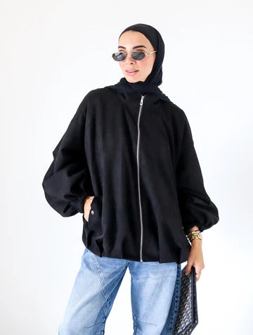 Bomber Suede Jacket - Zeyylan