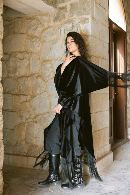 Fringe edit kaftan - Wajad