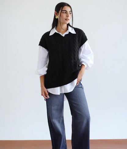 never better knit vest - Amalia
