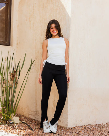 The Slit Fit Leggings - Tamaa