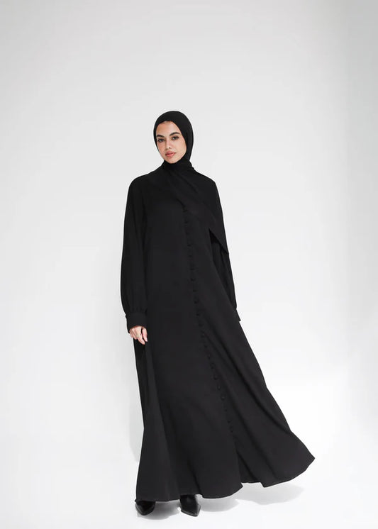Buttoned Belle abaya - Modesty abaya