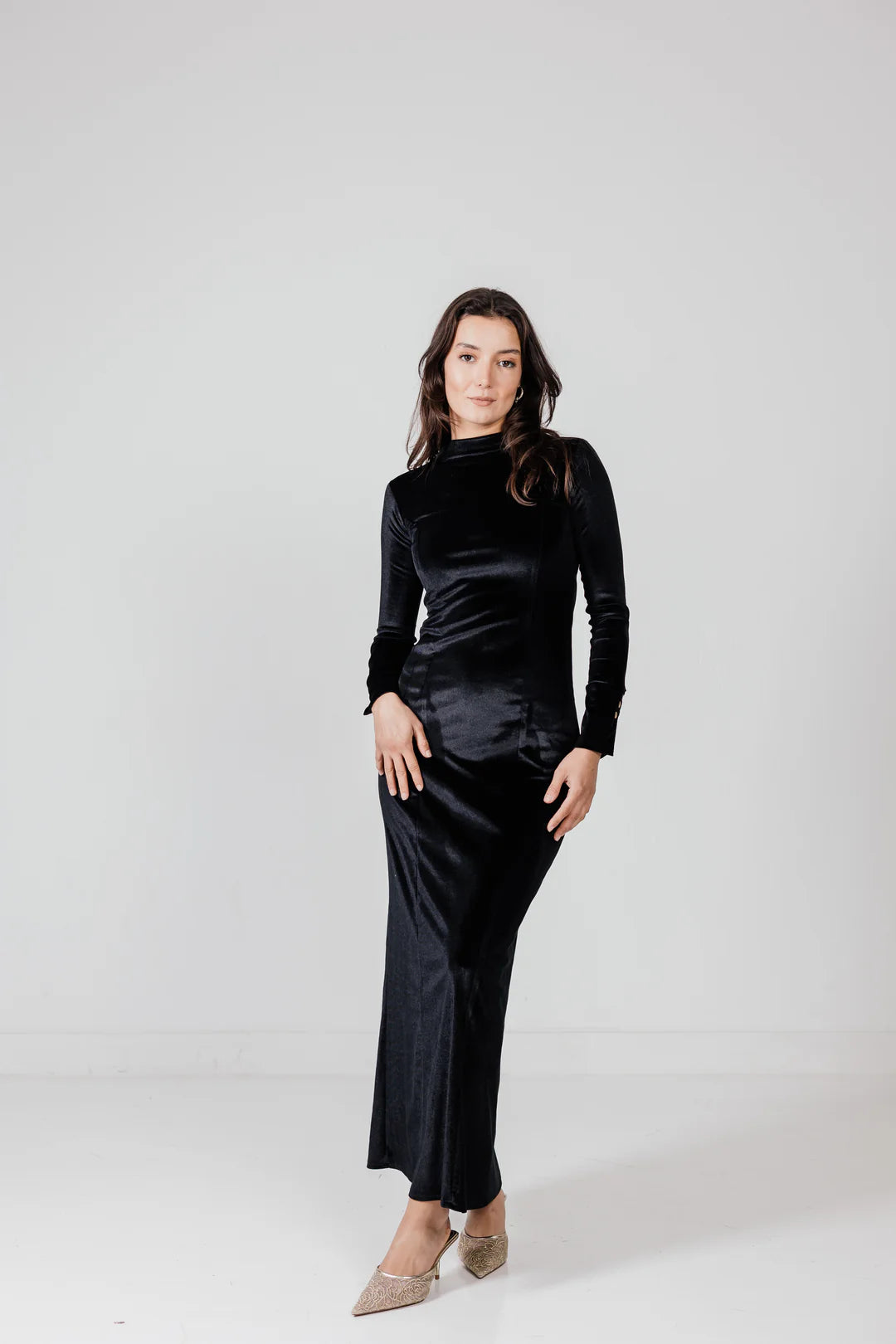 Velvet Maxi Dress - taj sisters