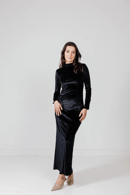 Velvet Maxi Dress - taj sisters