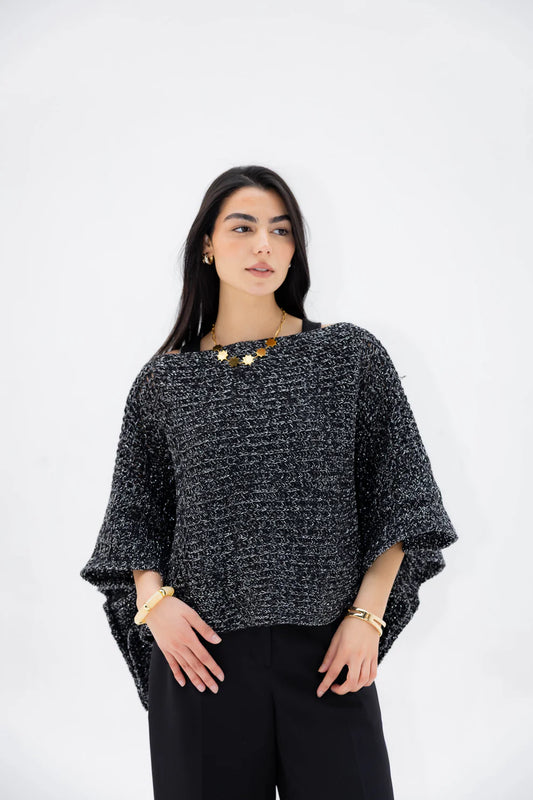 Moonlit Cape - Peach and mint