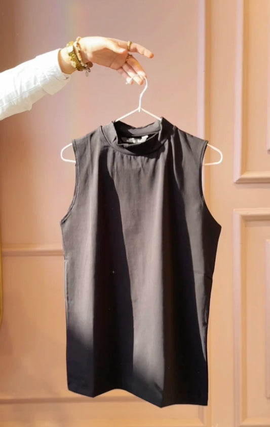 Sleeveless cotton top - dress in samra