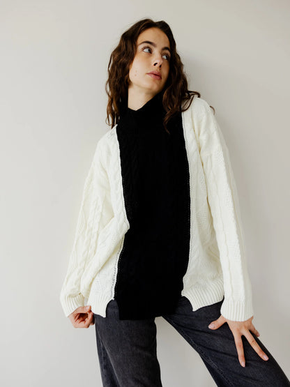 Twisted-cable-sweater - Ascia