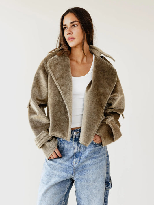 Bling fur jacket - Ascia