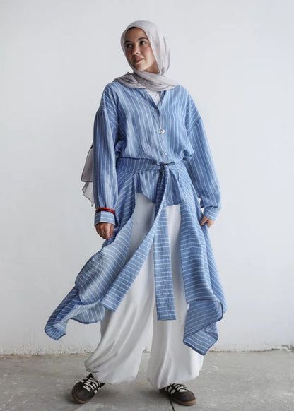 Overlay wrap shirt - Modesty