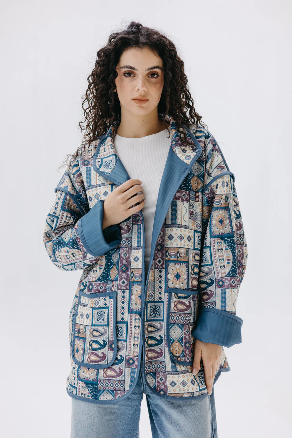Printed lined jacket - Sirius