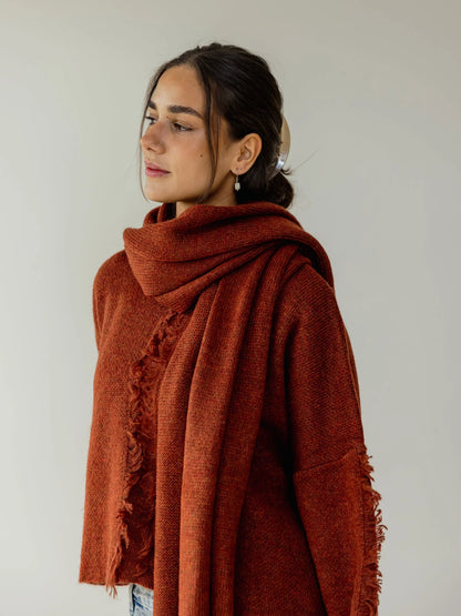 fine knit scarf - ascia