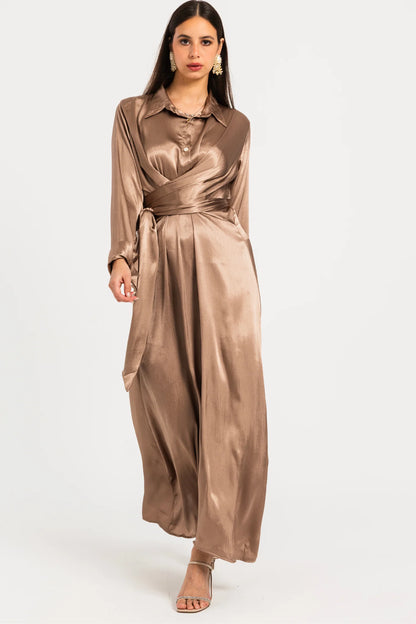 Aaliyah Silk Dress - Honna