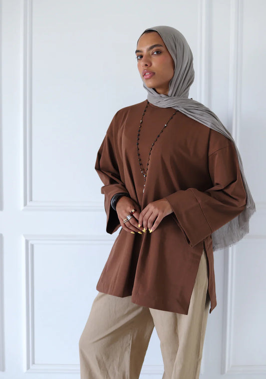 Basic Slits Top - Zeyylan