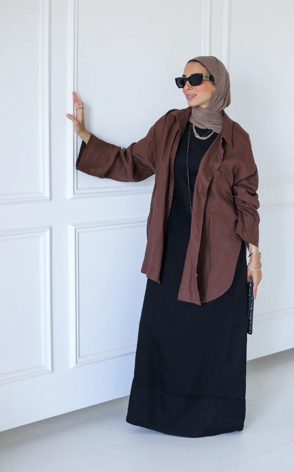 Big Slits Linen Shirt - Zeyylan