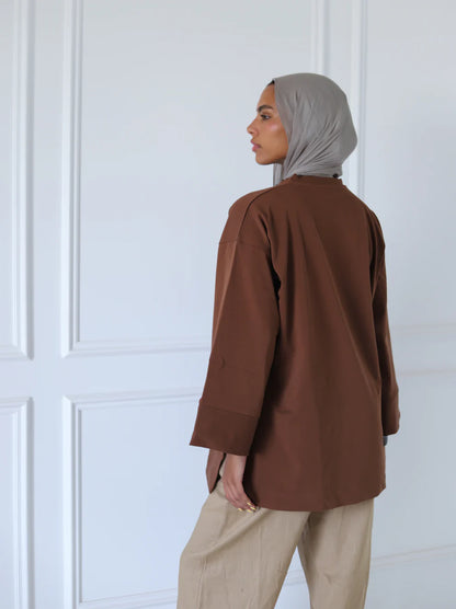 Basic Slits Top - Zeyylan