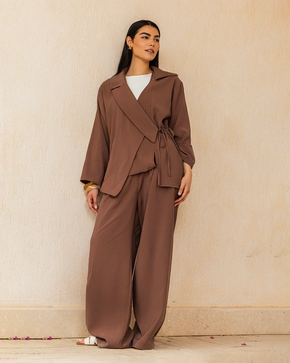 Draped Tailored Set - Tamaa