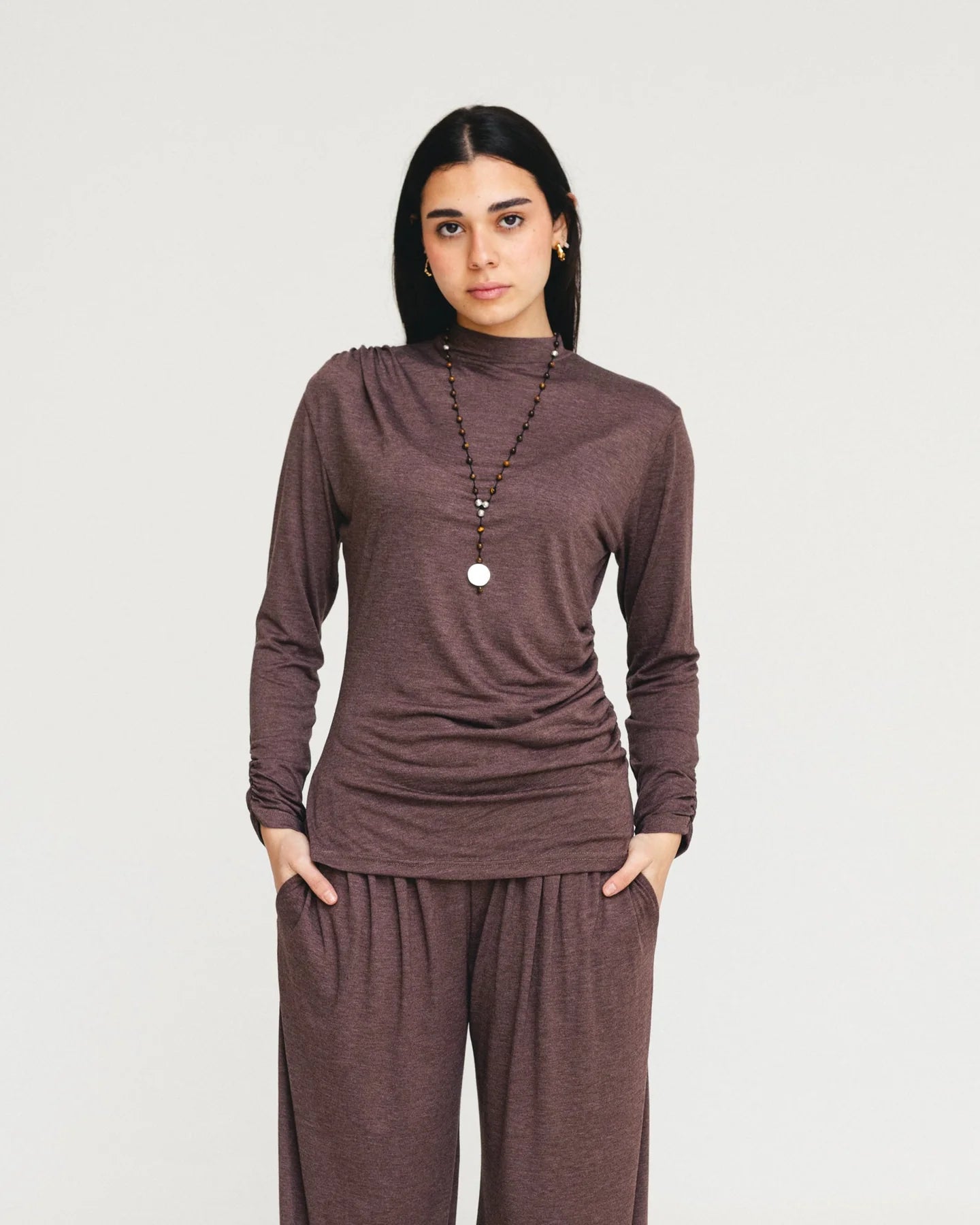 Breeze drape sleeve top - Tia mode