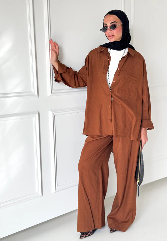Sufeya Linen Shirt - Zeyylan