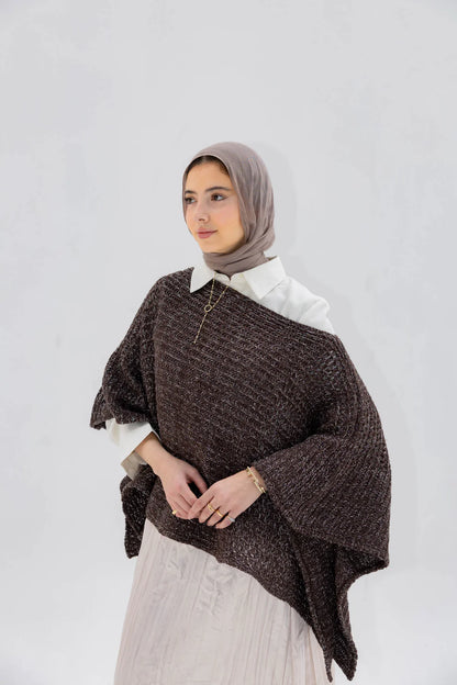 Moonlit Cape - Peach and mint