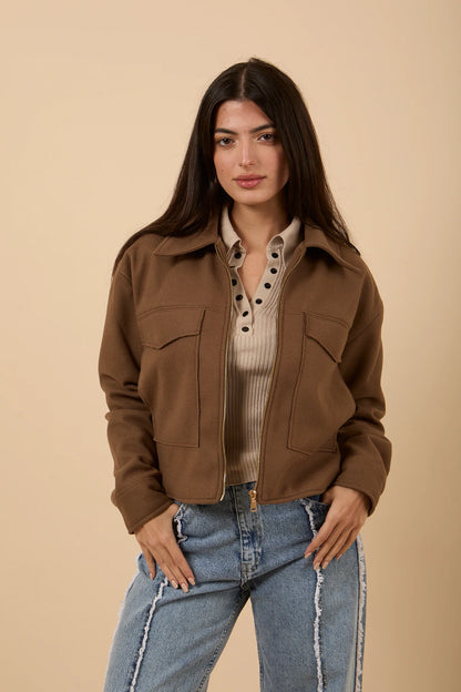 Wool Jacket with Pockets - Nahla el alfy