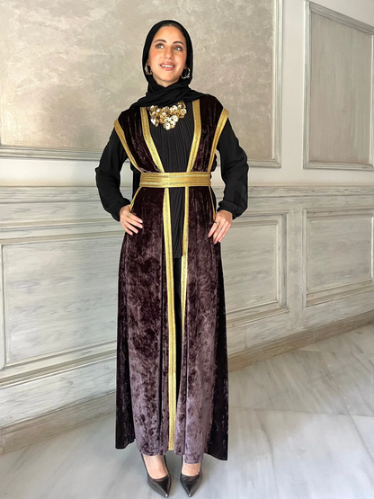 Royal Velvet Kaftan - Tia mode