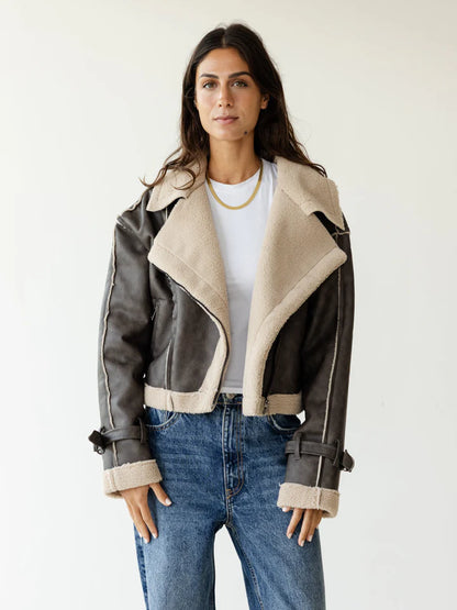 Fleece Biker Jacket - Ascia