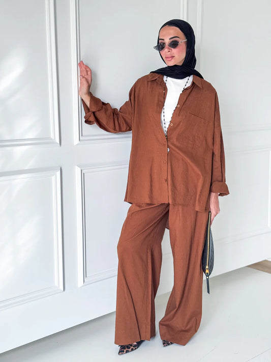 Effortless Linen Pants - Zeyylan