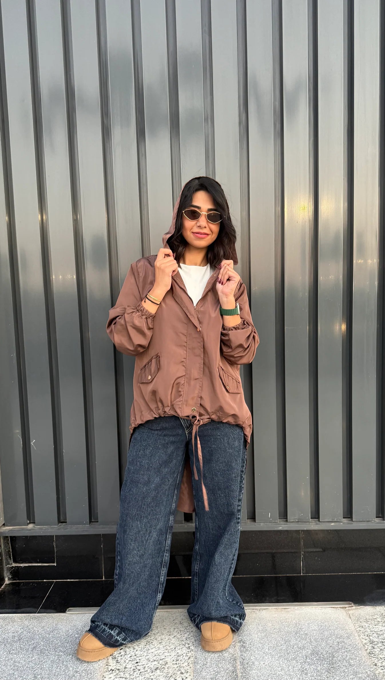 High low zipper jacket - Jeno