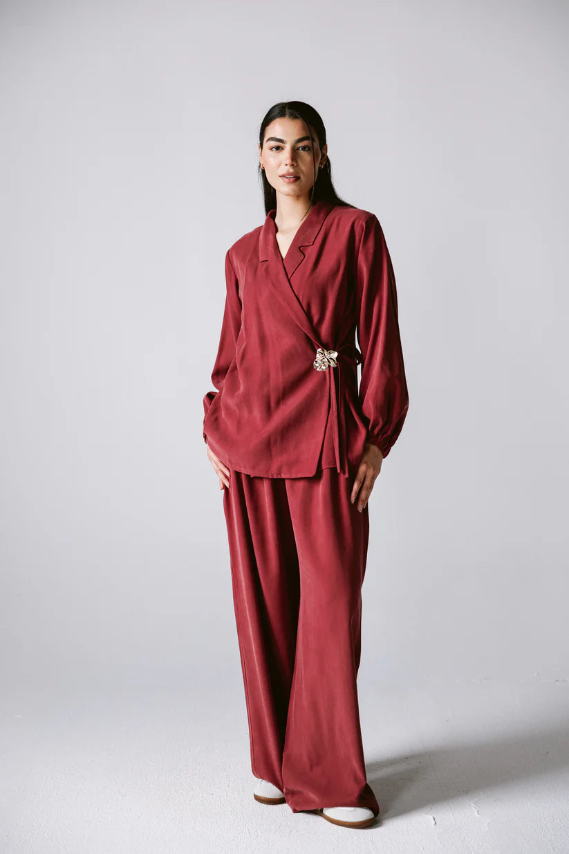 Wrap Blazer Set - NK Designs