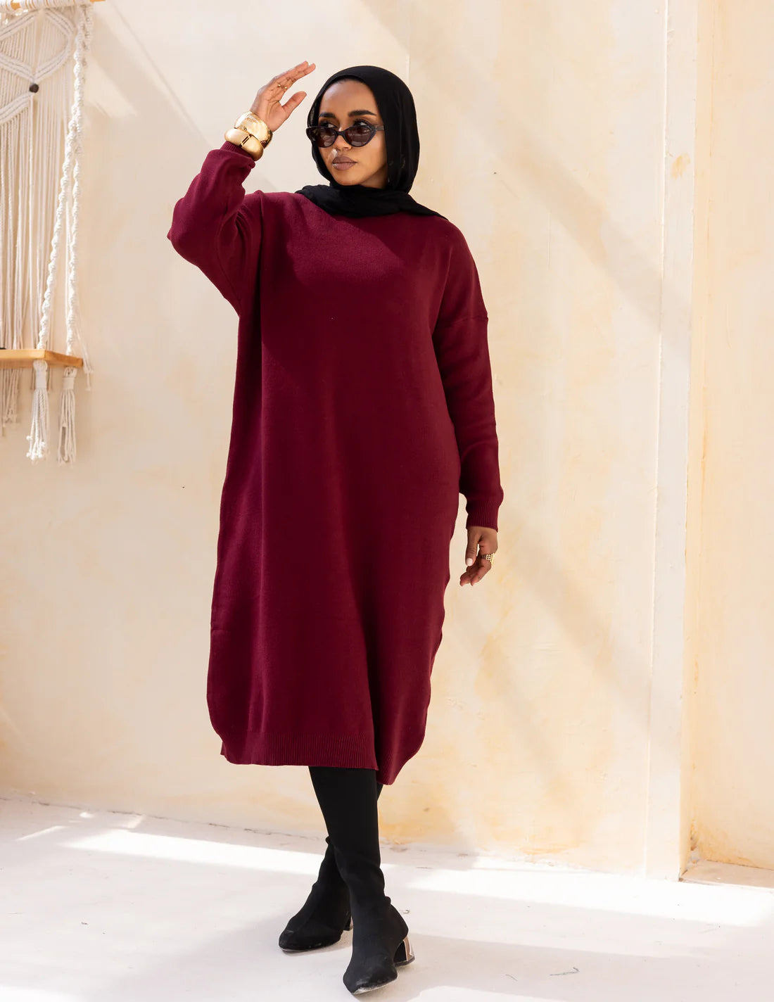 Knitted dress - Khadija hijab