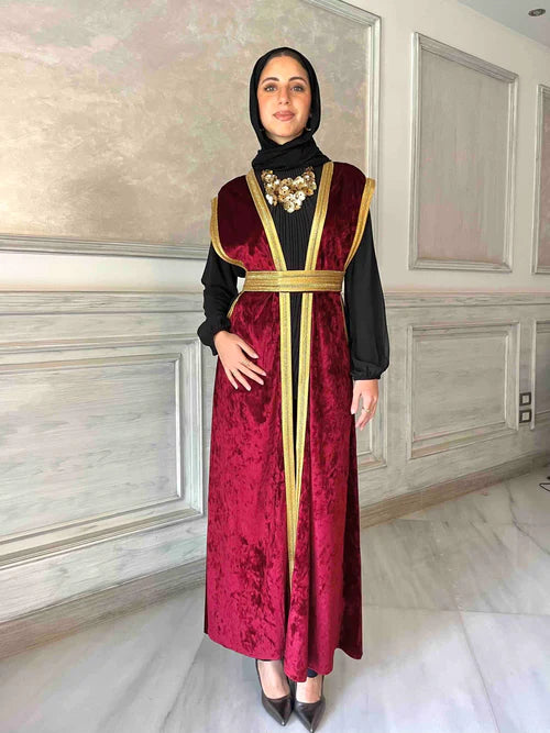 Royal Velvet Kaftan - Tia mode