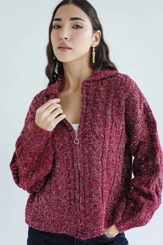 Too Good To Take Off Knit Sweater - Amalia