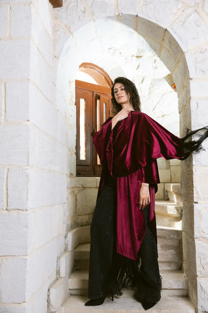 Fringe edit kaftan - Wajad