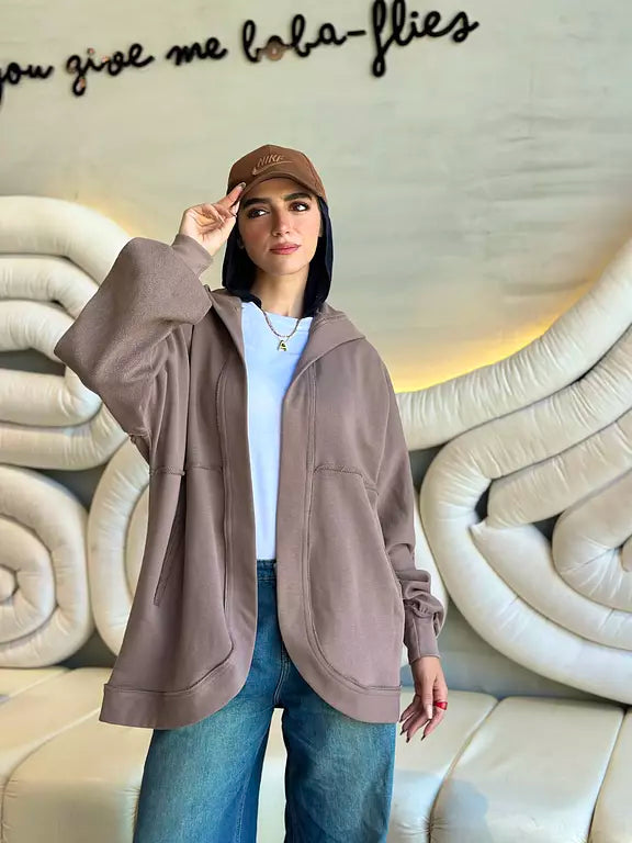 Hooded Cardigan - Azalea