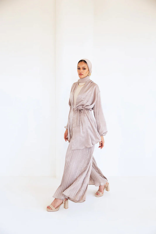 Pleated shimmer set - Dan