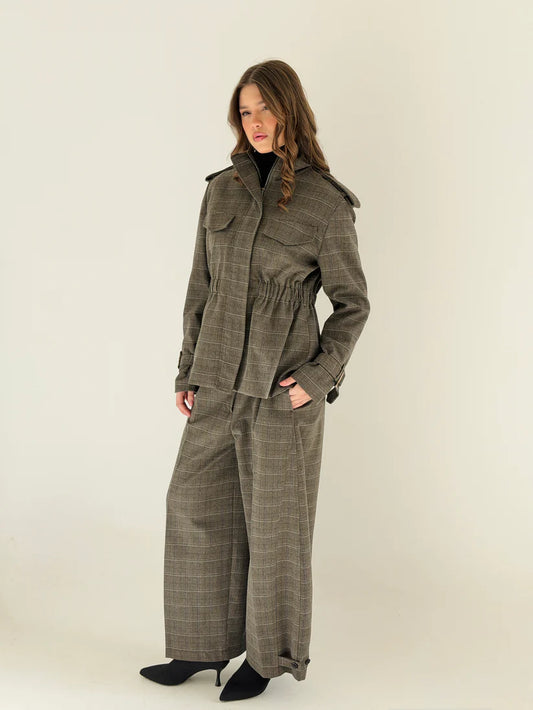 Checkered suit - NK Designs