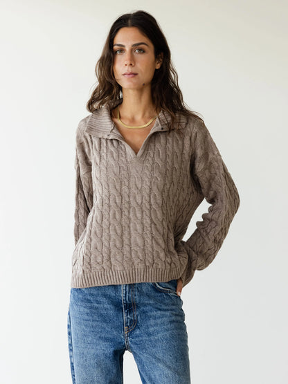 Cozyy Cable Sweater - ASCIA