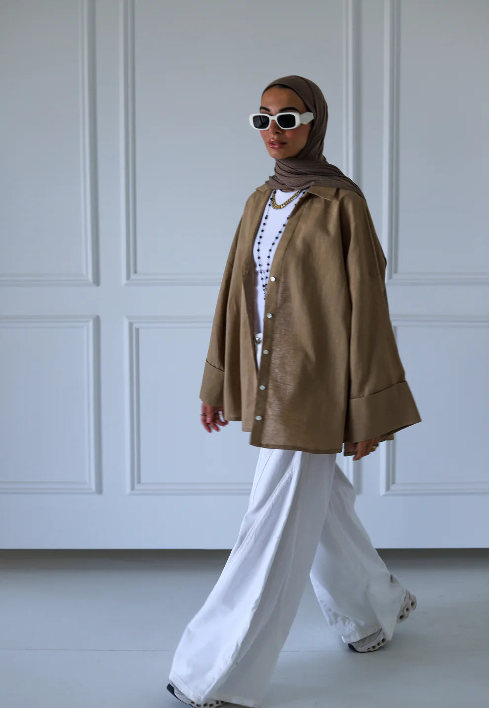 luna linen shirt - zeyylan