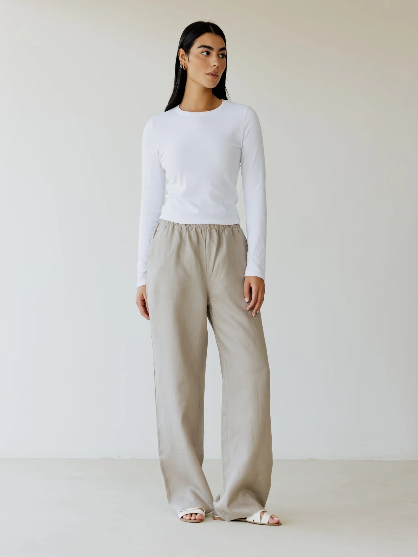 Basic linen pantss - Ascia
