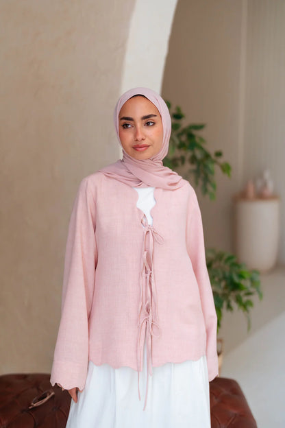 Soft Tie Blouse - Jamila