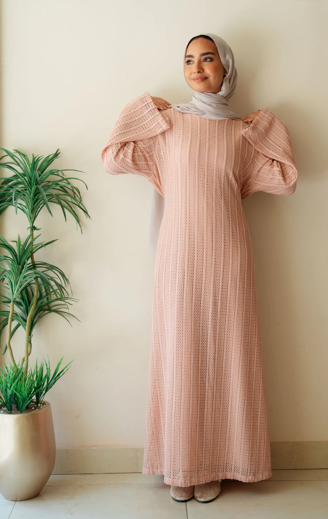 Net Look Dress - Jamila