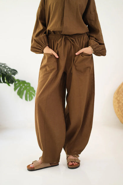 Ballon linen pants - Sirius