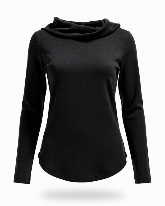 HBShop garment image: Cloud Basic Knit Top - OBI, Black