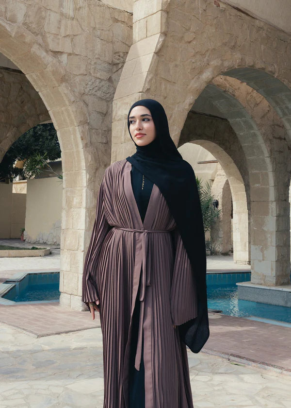 Pleated kaftan - Modesty abaya
